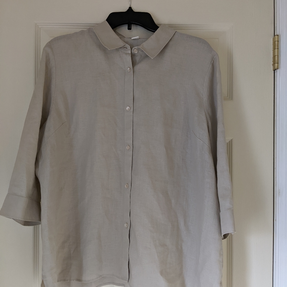Coldwater creek beige PXL 3/4 sleeve